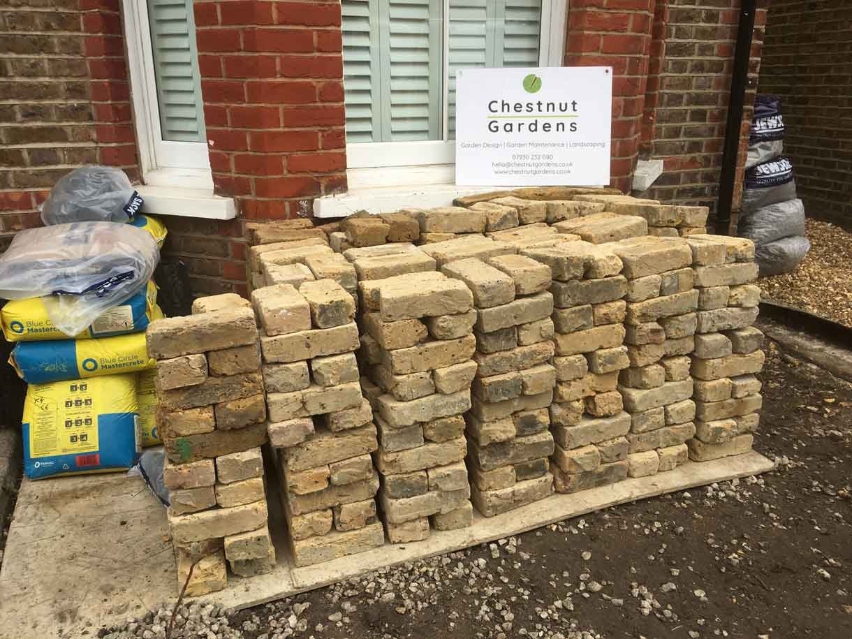 A stack of London stocks yellow