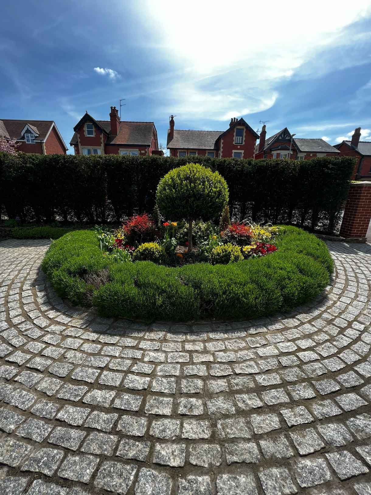 A well kept garden as part of our garden maintenance service.