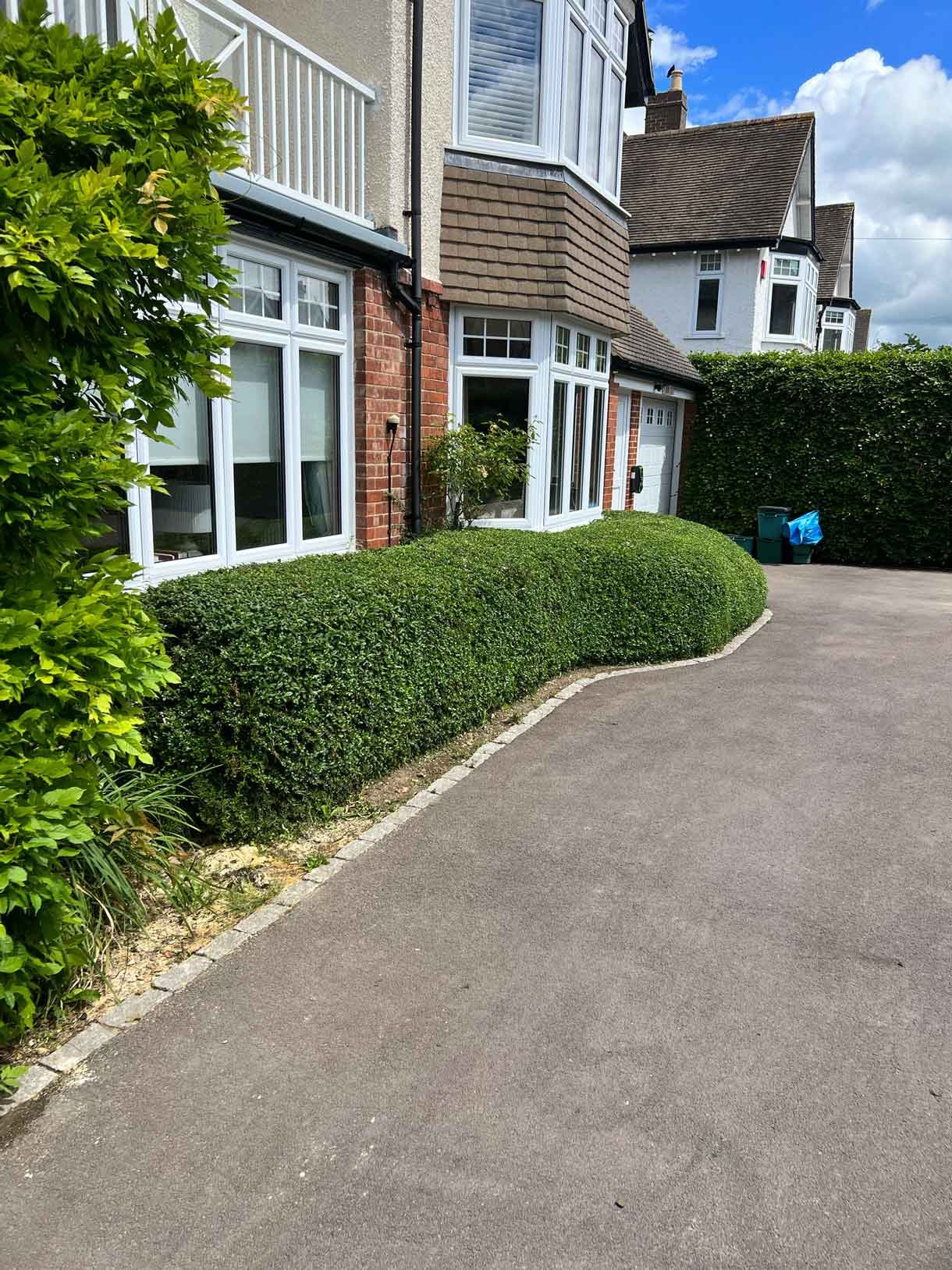 A well kept garden as part of our garden maintenance service.